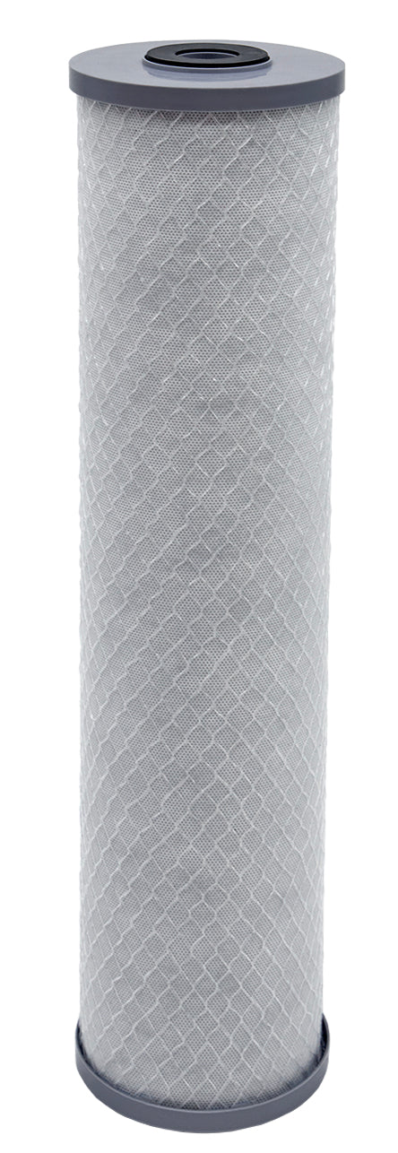1-micron PFAS carbon block filter for removing PFOA, PFOS, and improving whole house water safety