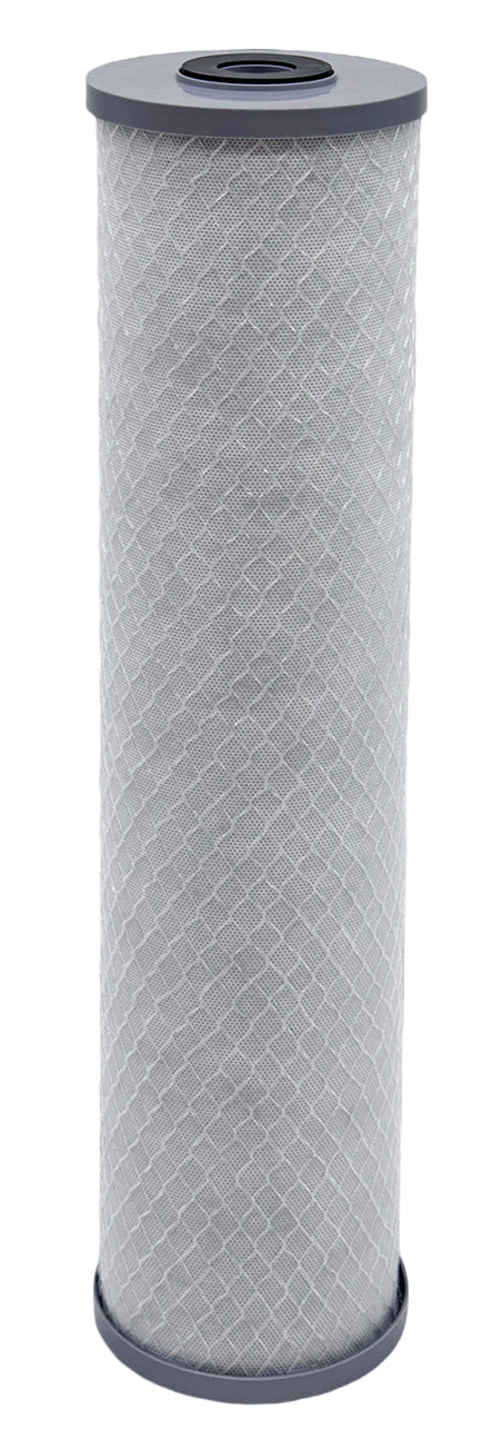 1-micron PFAS carbon block filter for removing PFOA, PFOS, and improving whole house water safety