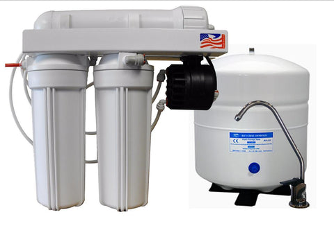 Proseries 4 Stage Reverse Osmosis System With Permeate Pump | Proseries Reverse Osmosis System