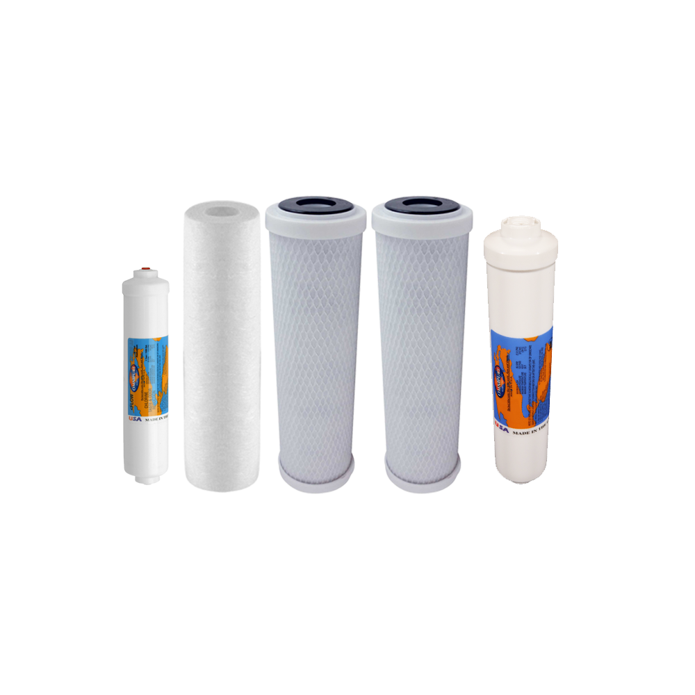 ProSeries 6 Stage Calcite Acid Neutralizer Filter Set | Reverse Osmosis Filters