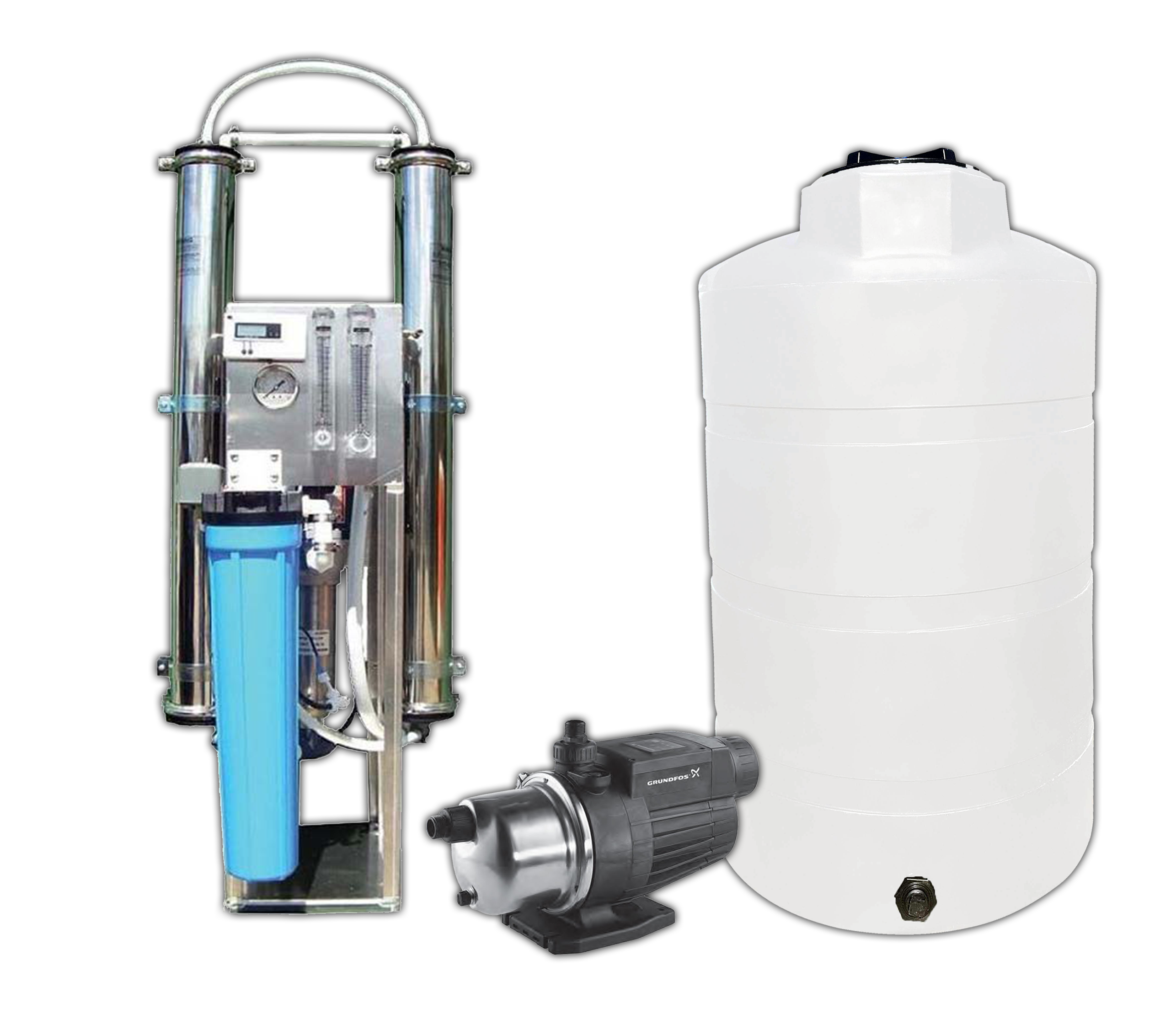 Complete Commercial Water System | 8800 GPD Water Filter System | Commercial Reverse Osmosis Water Filter System