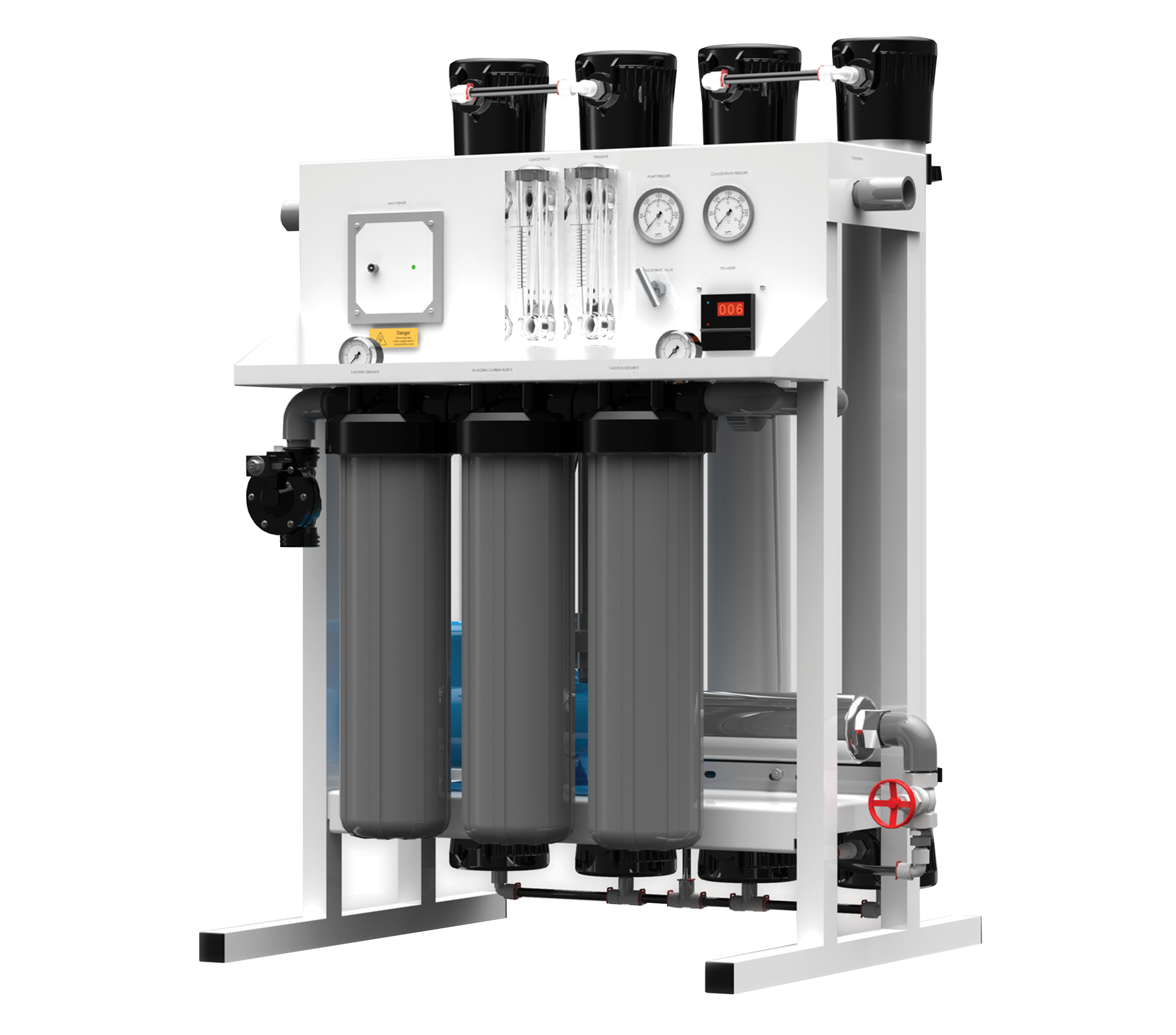 Complete Commercial Water System | 8800 GPD Water Filter System | Commercial Reverse Osmosis Water Filter System
