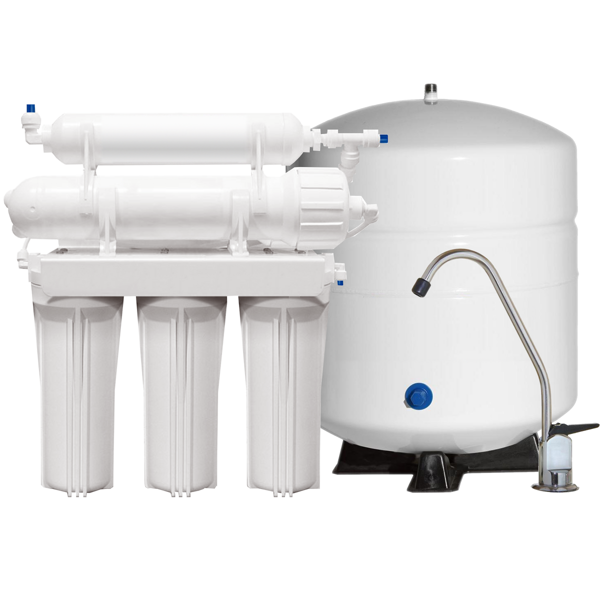 Fleck Water Softener and ProSeries Reverse Osmosis System Combo