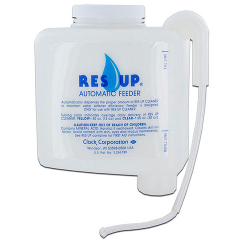 Res-Up Resin Feeder | 1Oz Water Softener Resin Feeder | Resin Cleaner Feeder