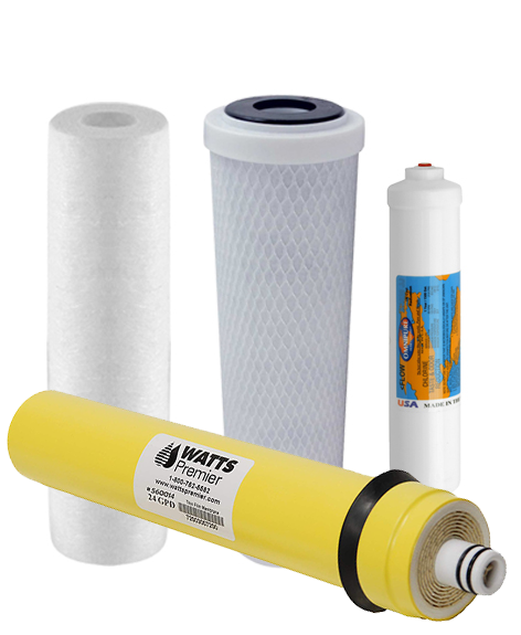 Watts Premier Water Systems | RO-TFM-4SV | 4 Stage Filter Set - Reverse Osmosis Superstore