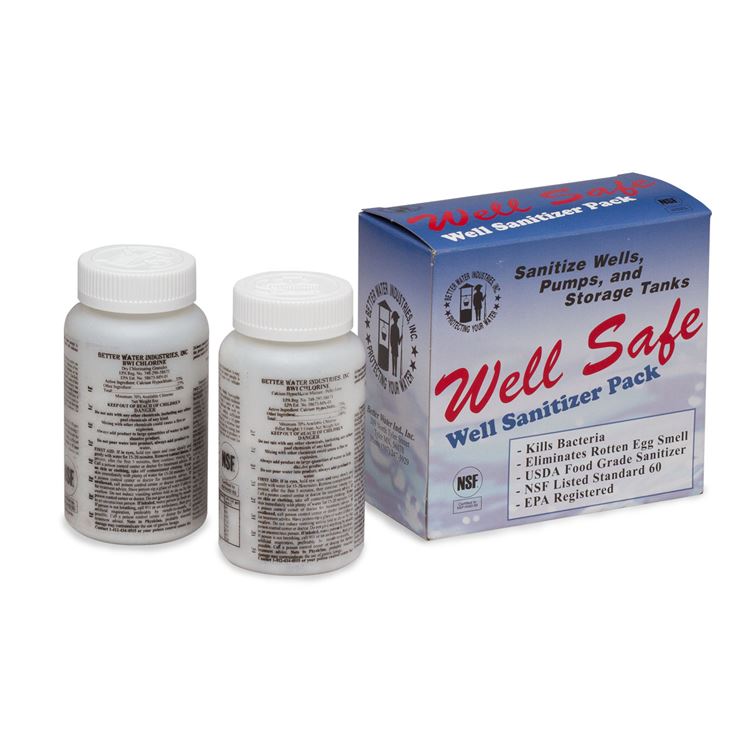 Well Safe Well Pack | Well Water Chlorine | Well Safe Chlorine 