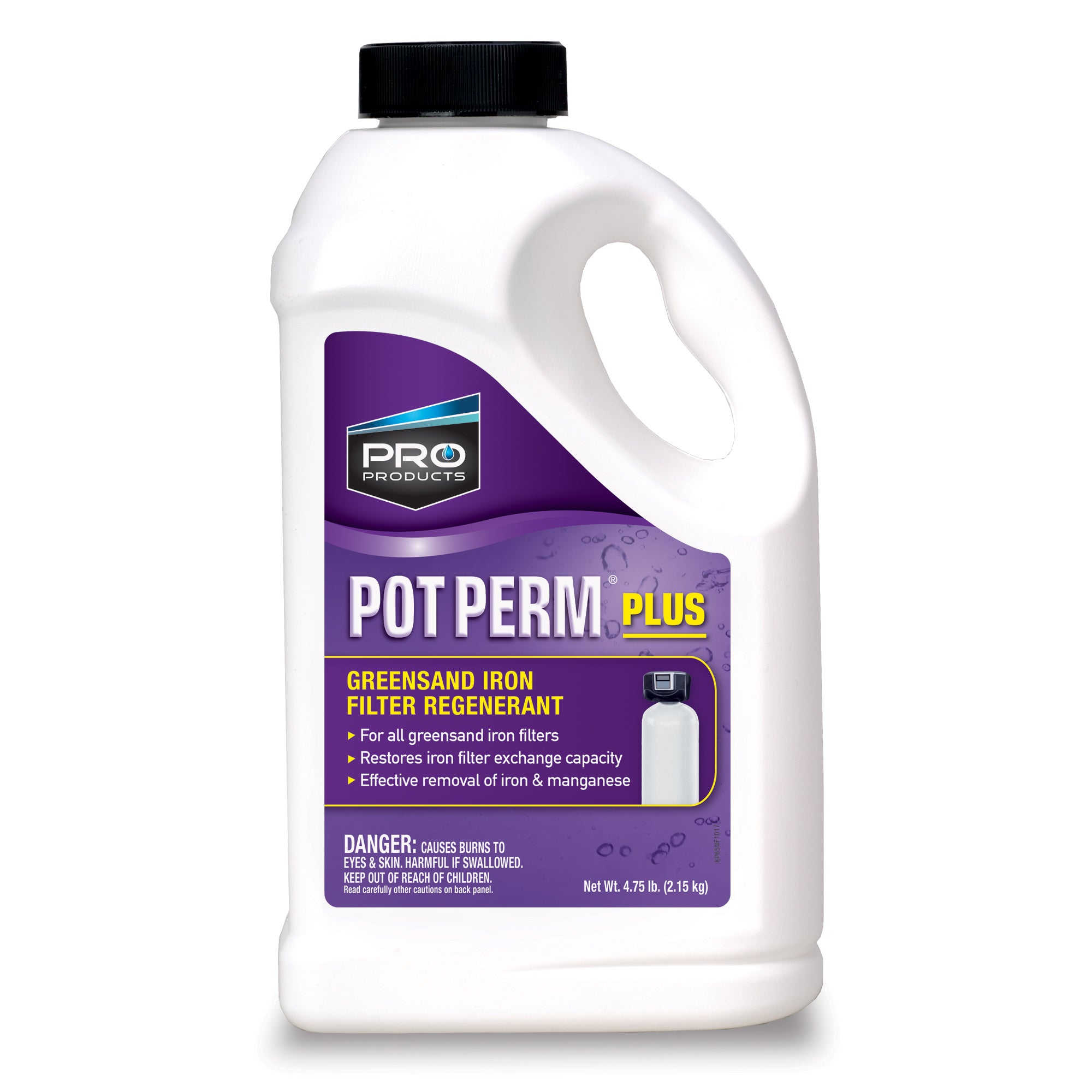 Pro Products Pot Perm Iron Filter Regenerant (KP65N, Free Flow 76