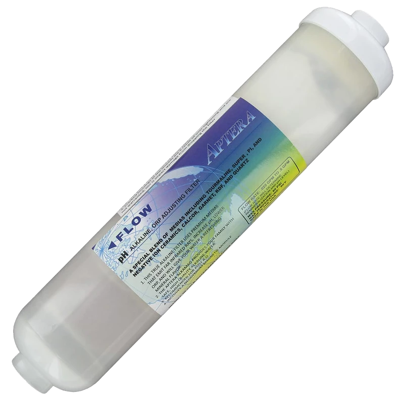 Aptera Alkaline Water Filter | pH Acidic Water Neutralizing Filter | Inline 1/4 FPT | Aptera Alkaline Water Filter