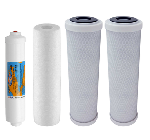 RoPro Reverse Osmosis System-Replacement Filters - Set Of 5 Cartridge