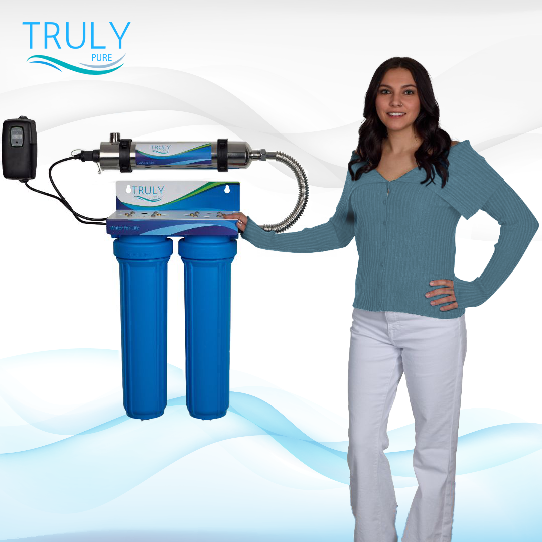 Pure-100 Ultra Whole House Forever Chemical (PFAS) Filtration Combo with UV