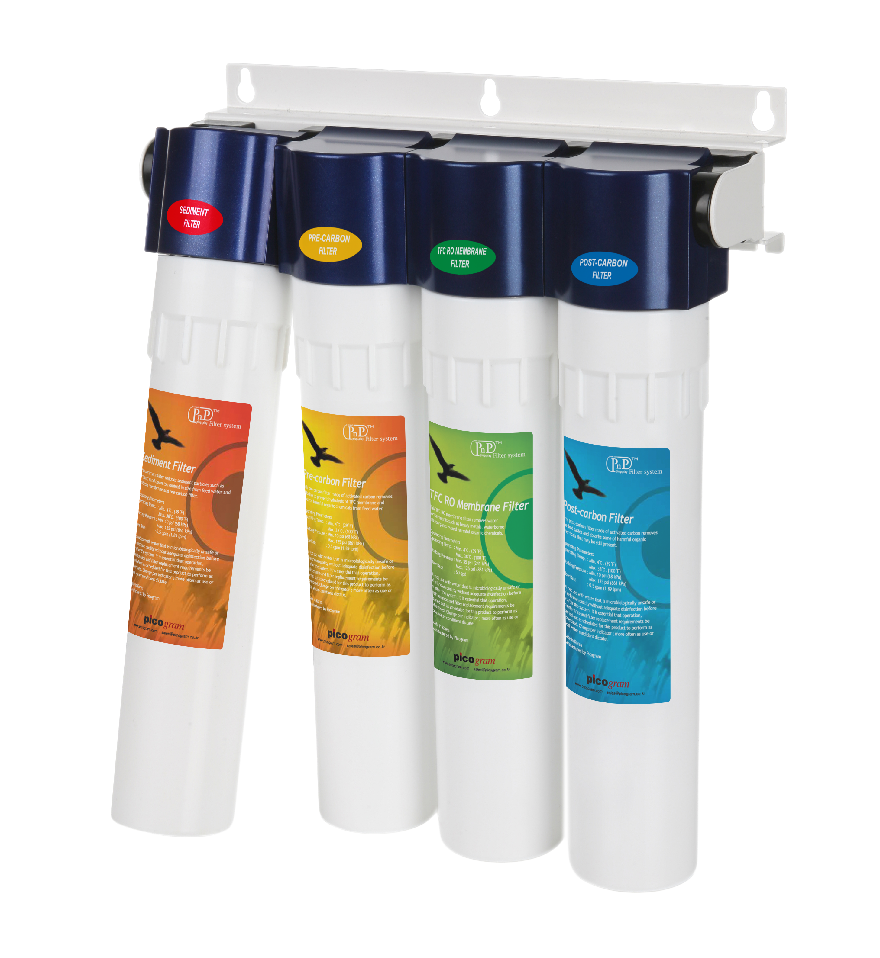 Puri 5 | 4-Stage EFRO Under Sink Water Filtration System