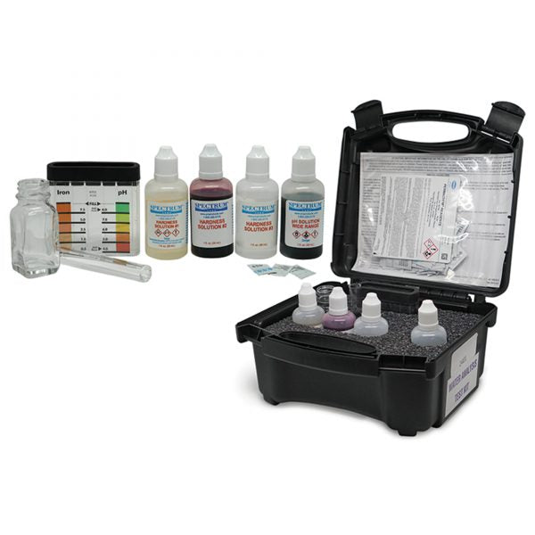 Water Analysis Test Kit | Hardness, Iron, PH, Chlorine, and TDS ...