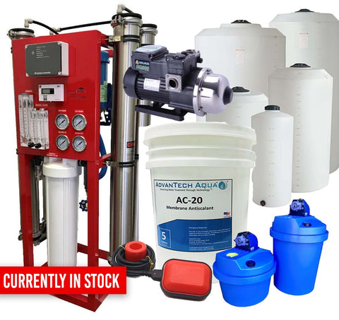 8000 GPD Whole House Reverse Osmosis Commercial Water Filter System (Complete)