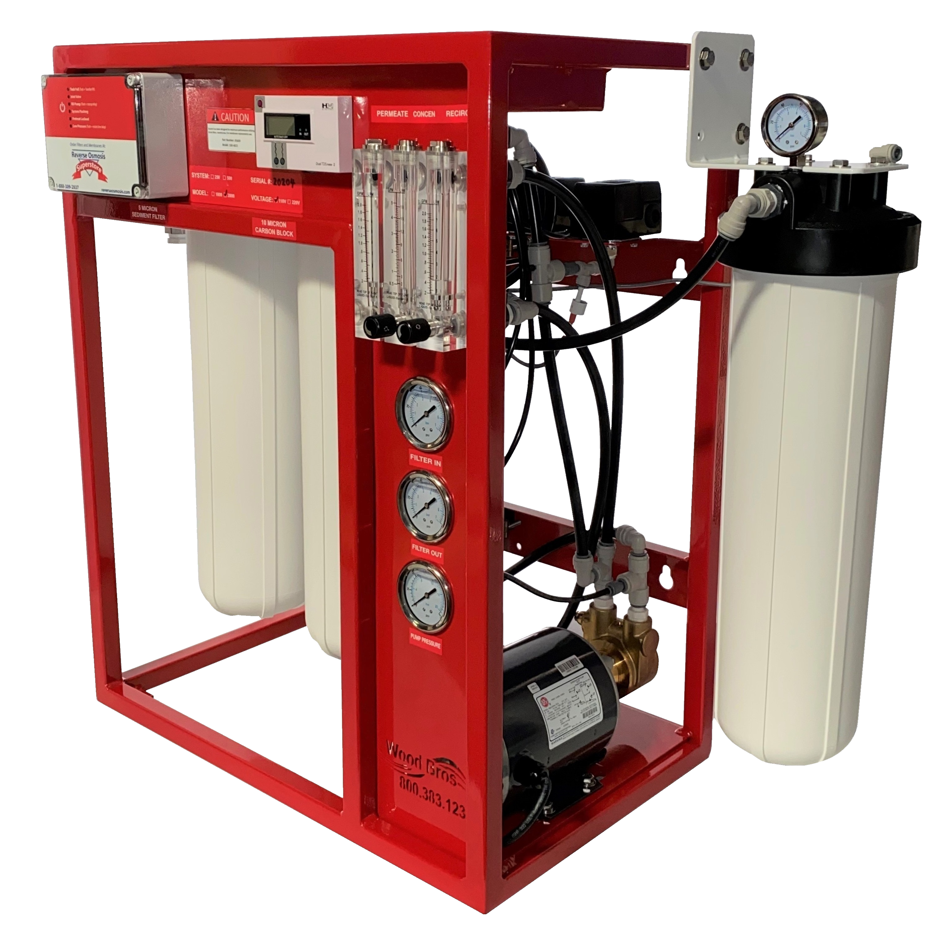 FULLY-LOADED Commercial Reverse Osmosis System - 1000 GPD