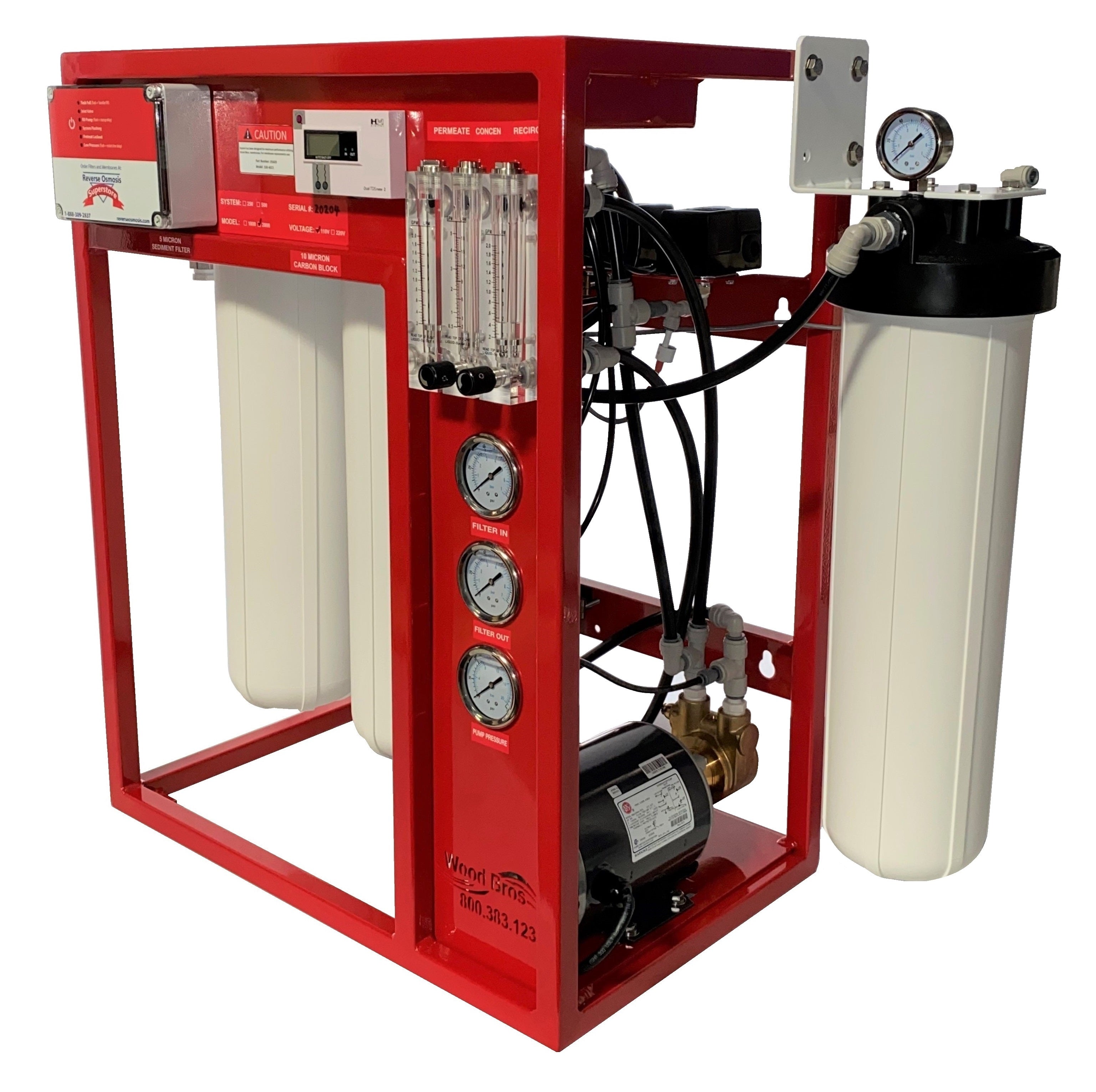 2000 GPD Whole House Reverse Osmosis Water System with Tank and Post Treatment - Reverse Osmosis Superstore