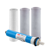 Sediment and Carbon Block Reverse Osmosis Filters With Membrane