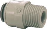 John Guest 3/8" Quick Connect X 3/8" Male Adapter | John Guest